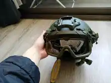 Gafas militares tácticas Airsoft para caza, lentes de tiro para motocicleta, a prueba de viento, gafas de juego de guerra, casco, Ojos de Paintball