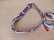 Pulsera Bohemia trenzada de tejido a mano para mujer