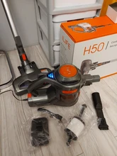 ILIFE-aspiradora de mano inalámbrica H50, succión de 10KPa, caja de polvo de 1.2L, electrodomésticos de limpieza de residuos, utensilio doméstico