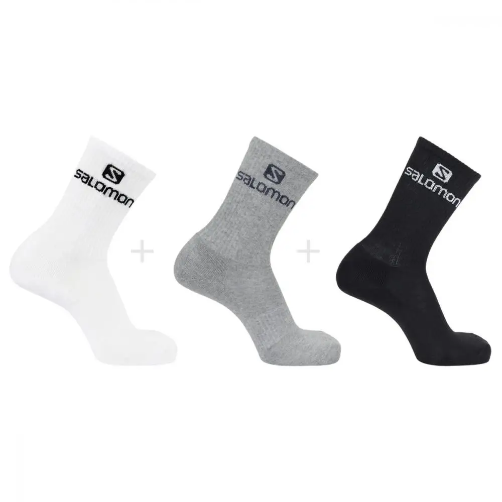 носки SALOMON EVERYDAY CREW 3-PACK LC14453 р-р 36-38(S) 3пары черн сер бел средн. |