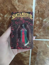 Cartas de Tarot de Santa Muerte, cartas de Tarot, juego de cartas de oráculo