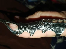 Docona-Anillos Midi Punk para mujer, armadura de Calavera, oro gótico, anillo ajustable de aleación, joyería de fiesta