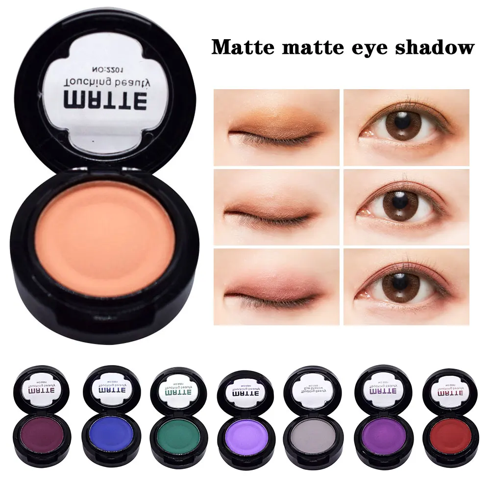 

New Professional 7 Colors Glitter Eye shadow Eyeshadow Palette Matt Long-lasting Easy to Wear Makeup Cosmetic Shimmer Eye Shadow