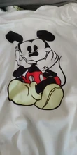 Camiseta Unisex de Disney Mickey Mouse, camisetas Harajuku para mujer, camiseta divertida de manga corta, camisetas para niños, ropa a juego familiar