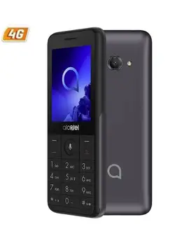 

ALCATEL 3088 METALLIC gray-2.4 '/6CM - DC mobile phone-512MB RAM - 4GB - CAM 2MPX - 4G - BAT 1530MAH