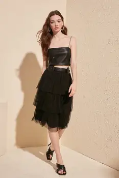 

Trendyol Gauze Knitted Skirt TWOSS20ET0054