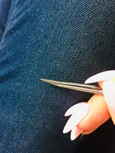 Alicates de extensión de pestañas, pinzas de extensión de pestañas profesionales de acero inoxidable de alta precisión, herramienta de pinzas de maquillaje