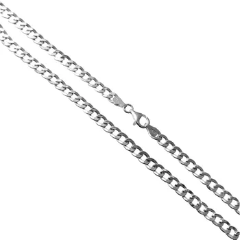 

Chain 925 Sterling silver m 50cm. Model chin rest smooth socket locking carabiner