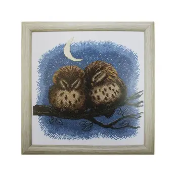 

Wt-012 embroidery set 'чарівна MIT' crystal art 'совенята', 20,5*20,5 cm