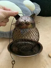 Bird-Feeder Hanging-Bird Garden-Decoration Outdoor-Decor Handmade Vintage Villa Tooarts