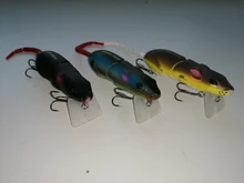 Mouse-Lure Hook Minnow Fishing-Bait Crankbaits Artificial-Fishing-Lure Pike-Bass Plastic