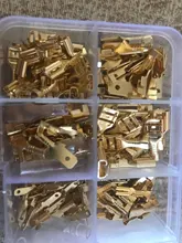 Conector de cable hembra y macho, accesorio para terminal de engarce de cables eléctricos, surtido de conectores de pala, 2,8/4,8/6,3 mm, 315 unidades