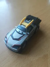 Disney Pixar Cars 3-Rayo McQueen Mater Pision Cup Mater 1:55, juguete de coche de aleación de Metal fundido a presión, regalo de cumpleaños para niños