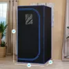 Full Body Sauna Tent With Include Fold Chair Not Include Steam Generator Home Sauna Bath Stainless Steel Pipe Support Only Tent 4