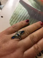 Clásico de moda de anillo de boda azul exquisito anillo de circón para mujer 2020 nueva moda joyería de la boda de regalo de Año Nuevo