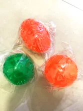 Juguetes de perro Durable Pet Squeak Chew inflable masticar goma de juguete de bolas de perros grandes Indestructible ejercicio entrenamiento juego