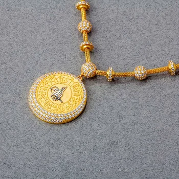 

Gold Tuğralı Necklace 04-310-1000088
