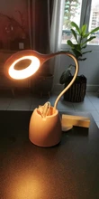 Bracket-Pen-Holder Desk-Light Table-Lamp Dimming Touch-Night-Light Learning-Multi-Function