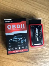 Herramienta de diagnóstico de coche OBD2 ELM327, Wifi/Bluetooth para IOS/Android/Symbian para Protocolo OBDII con Chip PIC18F25K80 ICAR2, escáner