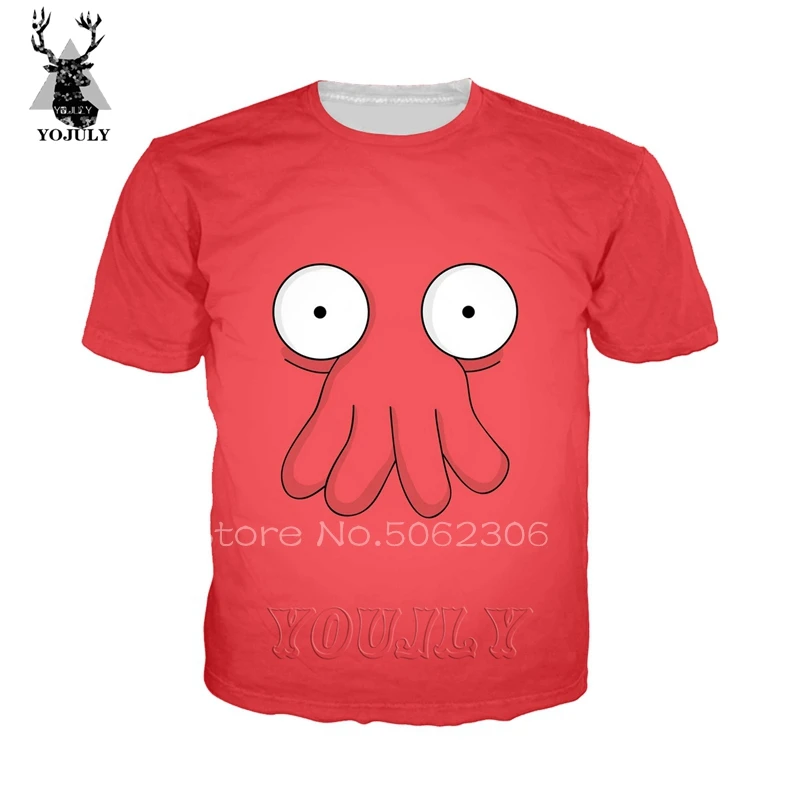 Футурама футболка странные вещи футболка для мужчин комплект 3D футболки harajuku lil открытый уютный рубашка уличная хип хоп модная кофта A264 - Цвет: 18