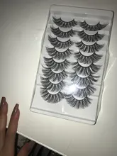 SEXYSHEEP-pestañas de visón de imitación 3D, 5/8/20 pares, suaves, voluminosas, pestañas postizas naturales, herramienta de maquillaje de ojos