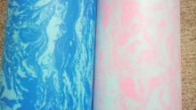 45/60CM iridiscente nube de espuma de Yoga rodillos para Pilates bloque de alta densidad flotante de gimnasio Fitness cuerpo de rodillos de masaje