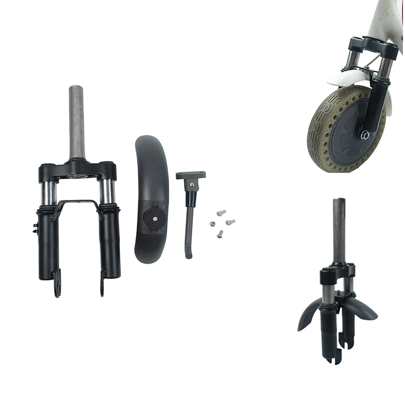 

Front Fork Fender Replacement Set For Xiaomi M365 Electric Scooter Front Fork Original Part Assembly Foot Support Screws Riding