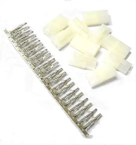 5 Pieces RC Model Cable Charger Big Tamiya Metal Pin Connector Plug Dean 5 Pieces RC Model Cable Charger Big Tamiya Metal Pin Connector Plug Dean