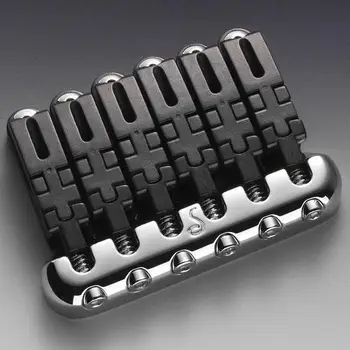

12010200 (48051) GTH Ch Bridge (string holder) for guitar carbon fiber Schaller