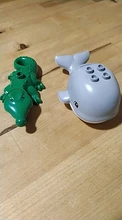 Legoing Duplo animales Zoo oveja, mono perro cerveza conejo pájaro Juguetes de bloques de construcción para niños Compatible Duplo Legoing figuras