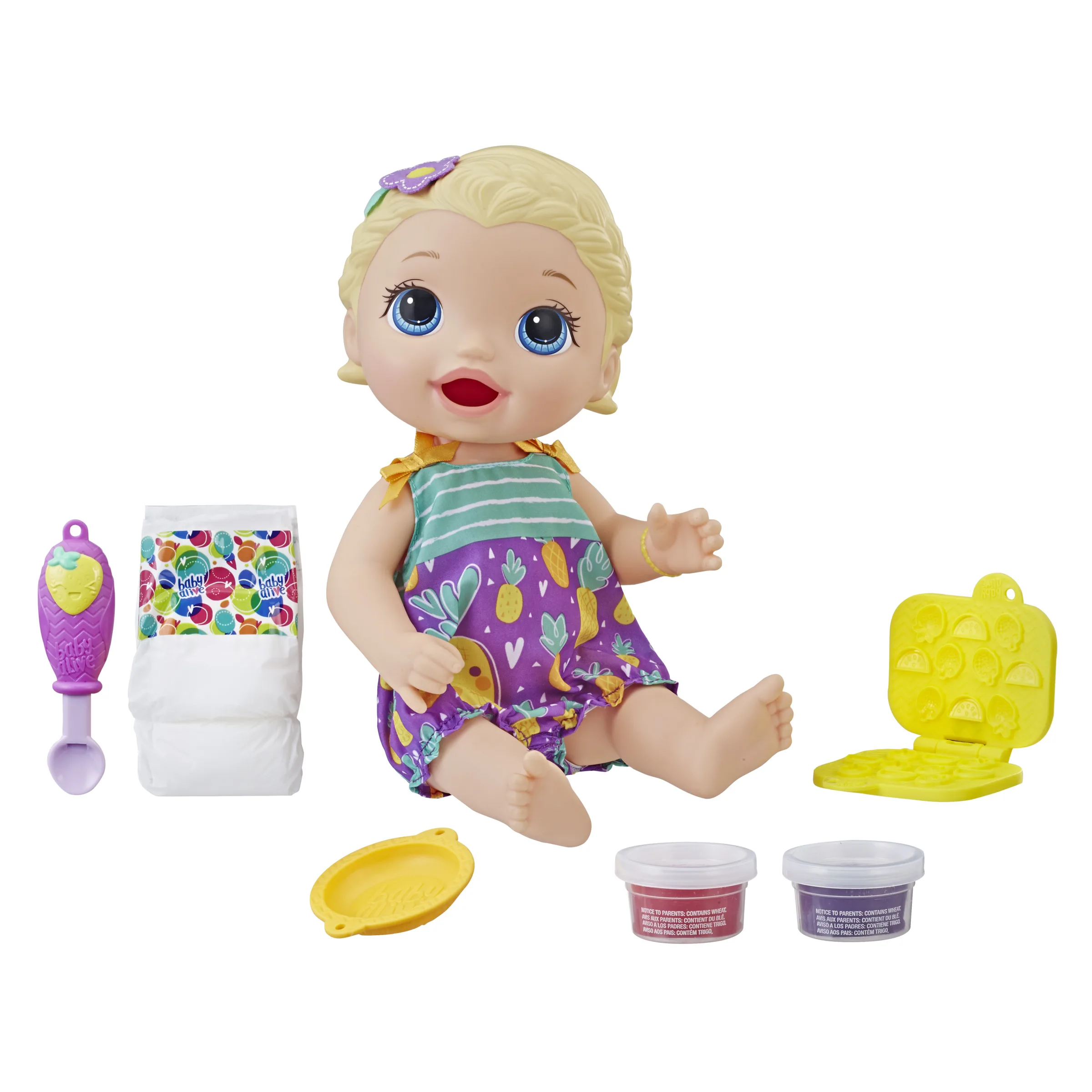 Molde Vestido Simples para Baby Alive G