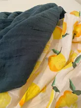 Elinfant-edredón de algodón de muselina lavable para bebé recién nacido, Toalla de baño de gasa blanca y negra, 2 uds.