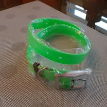 Collar para perro desodorante y resistente al agua de TPU y nailon, fácil limpieza, de alta calidad, suministros para mascotas, 7 colores, de moda