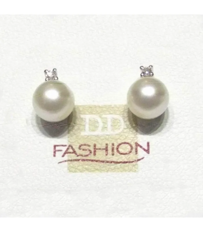 DAVITE& DELUCCHI 18 К золотые сияющие жемчужные серьги AKOYA 6 мм BB8196