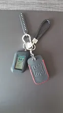 Bolso de cuero para Chery Tiggo Arrizo, llave remota inteligente, de 3 botones estuche protector, accesorio Interior de coche