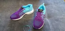 Zapatillas de deporte con cojín de aire para mujer, zapatos transpirables para correr, deportivas para exteriores, informales con cordones