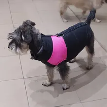 Coat Jacket Pet-Padded-Vest Dogs Zipper Pug Warm Small Para Waterproof Chihuahua Winter