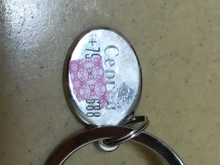 Llaveros de letras personalizadas para coche, logotipo grabado, nombre, regalo personalizado, llaveros de acero inoxidable personalizados, llavero con anilla P010