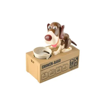 

Dog piggy bank Puppy piggy Munching Toy piggy bank 2 color options 8125