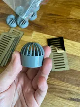 Cap FILTER-SCREEN Aquarium-Tank Permeable-Cover PVC Blue 20-110mm 1pcs Breathable