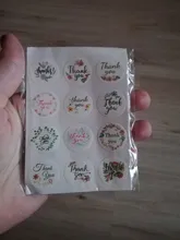Paper Label-Sticker Stationery Envelope-Seal Wrapping-Cards Flower Business-Gift Multifunctional