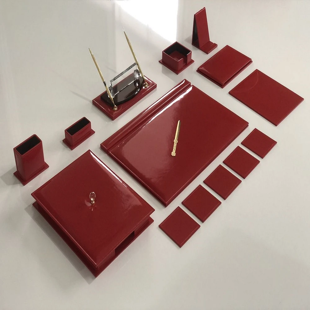 winnaar Magistraat Zeebrasem Luxe Rood Van Ferrari Business Bureau Leer Mat Set Organizer Accessoires  (Kantoorbenodigdheden, office Desktop Set,)|Bureau set| - AliExpress