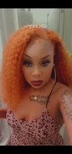 Marrón y rubia resaltar peluca mongol Afro rizado Pelo Rizado peluca pelucas de cabello humano para las mujeres 180 de densidad T parte de encaje peluca 13x6 6x1Remy