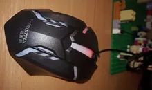 S1 USB Wired Gaming Mouse 7 Colors LED Backlight Ergonomics Gamer Mouse Flank Cable Optical