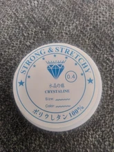 Cuerda Elástica transparente de cristal, cordón de 0,4-1,2mm para abalorios, cuerda de hilo para pulsera DIY, accesorios para fabricación de joyas