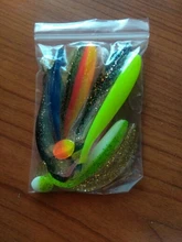 QXO 10pcs/Lot 7cm 10cm 13cm Soft Worm Lures Silicone Bait Sea Fish Pva Swimbait Wobblers
