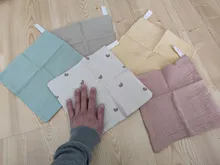 5 uds alimentación de bebé Toalla de gasa suave Toalla de baño recién nacido Saliva toalla paño del Burp D09 20 Dropshipping. Exclusivo.