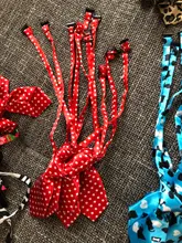 25 50 100 pcs/lot Mix Colors Wholesale Dog Bows Pet Grooming Supplies Adjustable Puppy