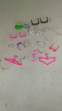 Conjunto de 42 accesorios para vestir muñecas Barbie, Juego de 10 zapatos, 8 collares, 4 gafas, 2 diademas, 2 bolsos y 8 vestidos para muñecas