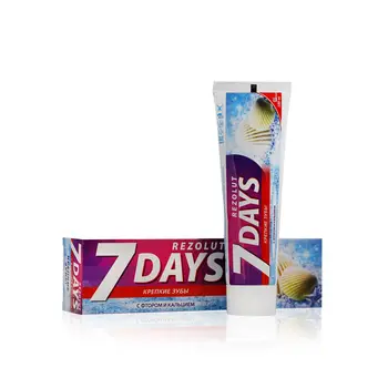 

Toothpaste 7 days "strong teeth" 100 ml